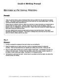 Image of Historical Fiction Writing